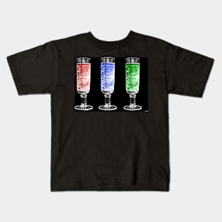 Drink Glasses Kids T-Shirt